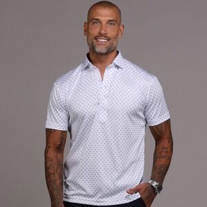 Collars & Co. NWT Semi-Spread Collar Polo Relaxed Fit - Size Large